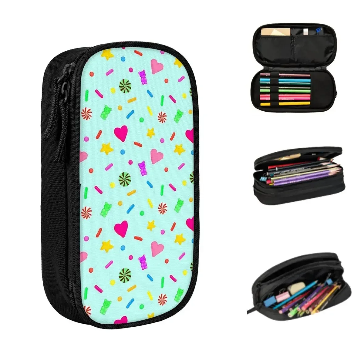 

Vanellope VonSchweetz Pattern Pencil Cases Large Capacity Pen Bags Pen Box Pencil Pouch For Boys Girls Students Stationery
