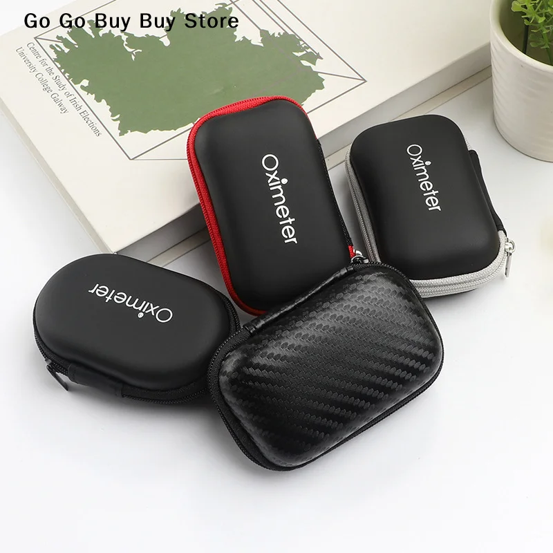 1Pcs Empty Oximeter Storage Bag for Finger Pulse Oximeter Reasonable Strong Space Protective Cover Zipper EVA Hard Bracket Bag