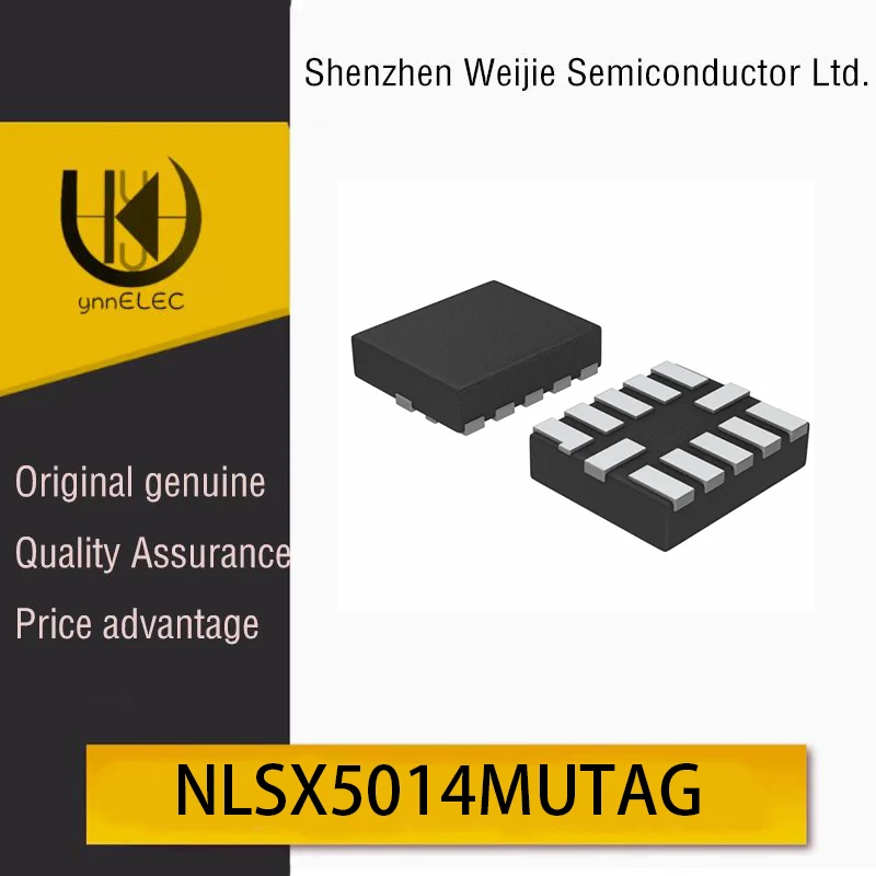 Original NLSX5014MUTAG Dual Bidirectional Auto-Direction Level Translator 1.65V-5.5V 100Mbps UDFN-8