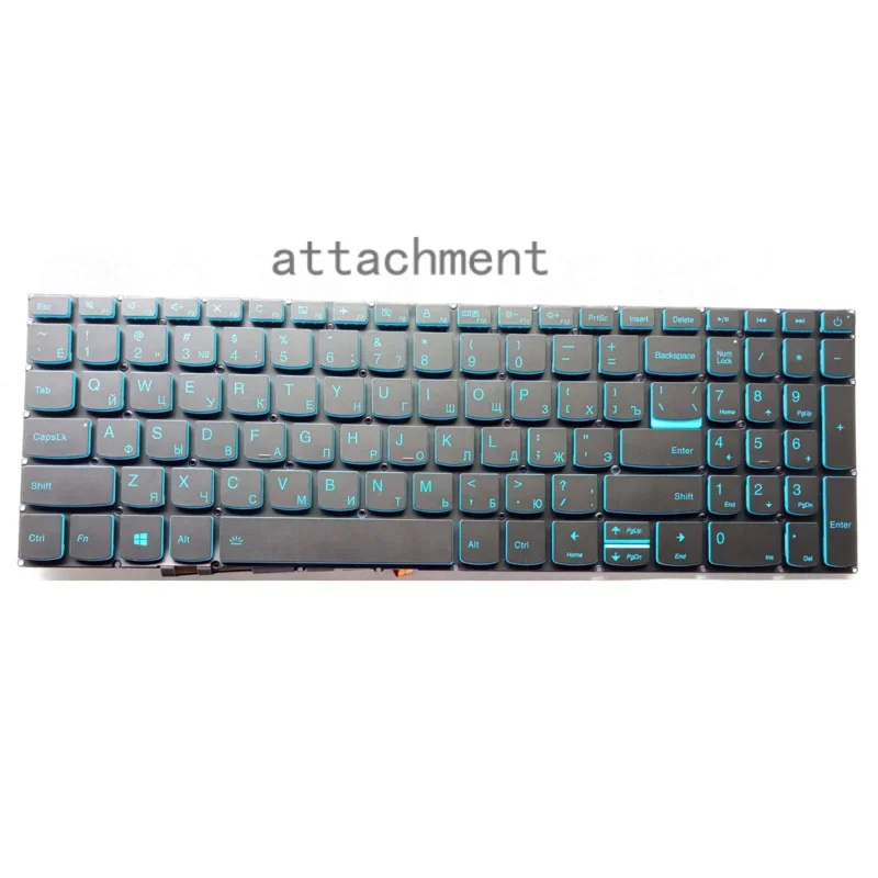 RU Backlit Keyboard For Lenovo IdeaPad L340 L340-15 L340-17 L340-15IRH BLUE