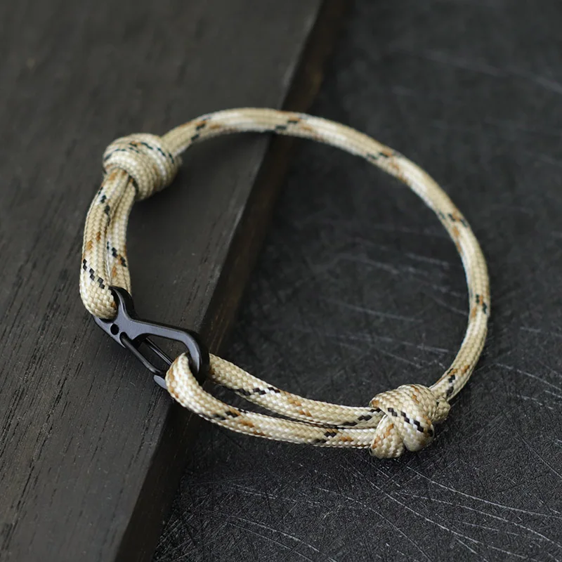 Fashion Adjustable Paracord Bracelet Unisex Outdoor Adventure Survival Braclet Best Friend Jewelry Lucky Fabic Braslet Pulseira