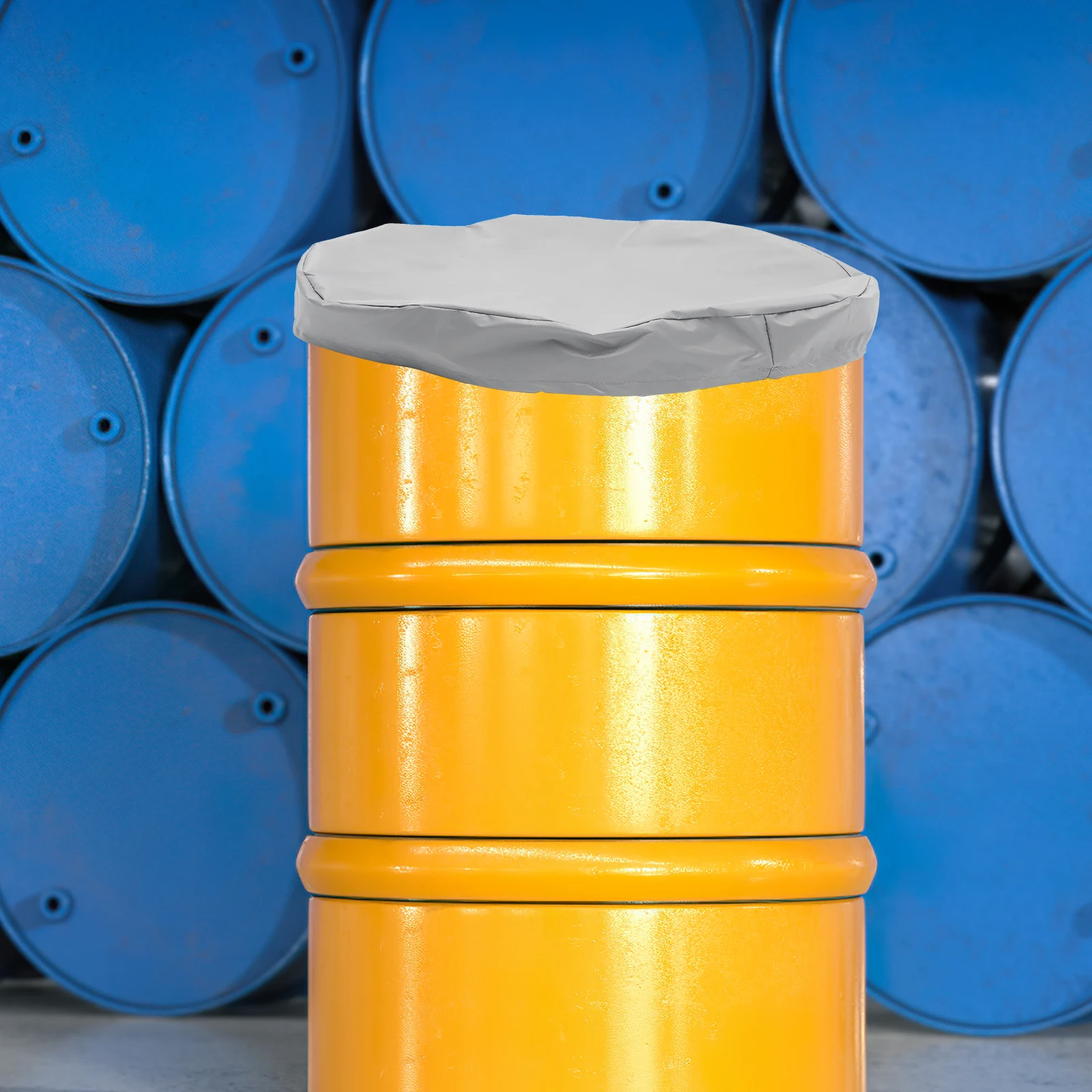 

Waterproof Oxford Cloth Bucket Cover Protective Seal Lid Cover for 55 Gallon Drum Rain Snow Dust Outdoor Use Rain Bucket Covers