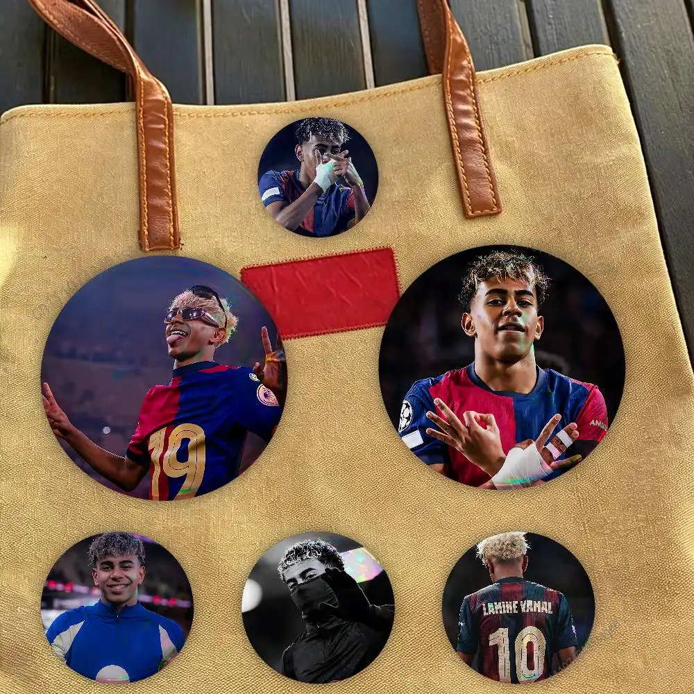 

Superstars L-Lamine Y-Yamal Badge Pins For Friend, Backpack, Clothing, Collectible Accessories, Jewelry Gift