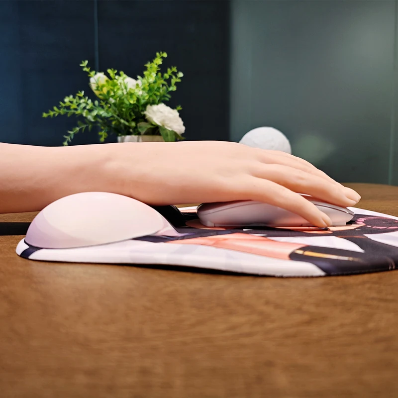 Tifa 3D Silicone Wrist Rest Mouse Pad Kawaii Desk Pad Use Ergonomic Gaming Pad - view 4