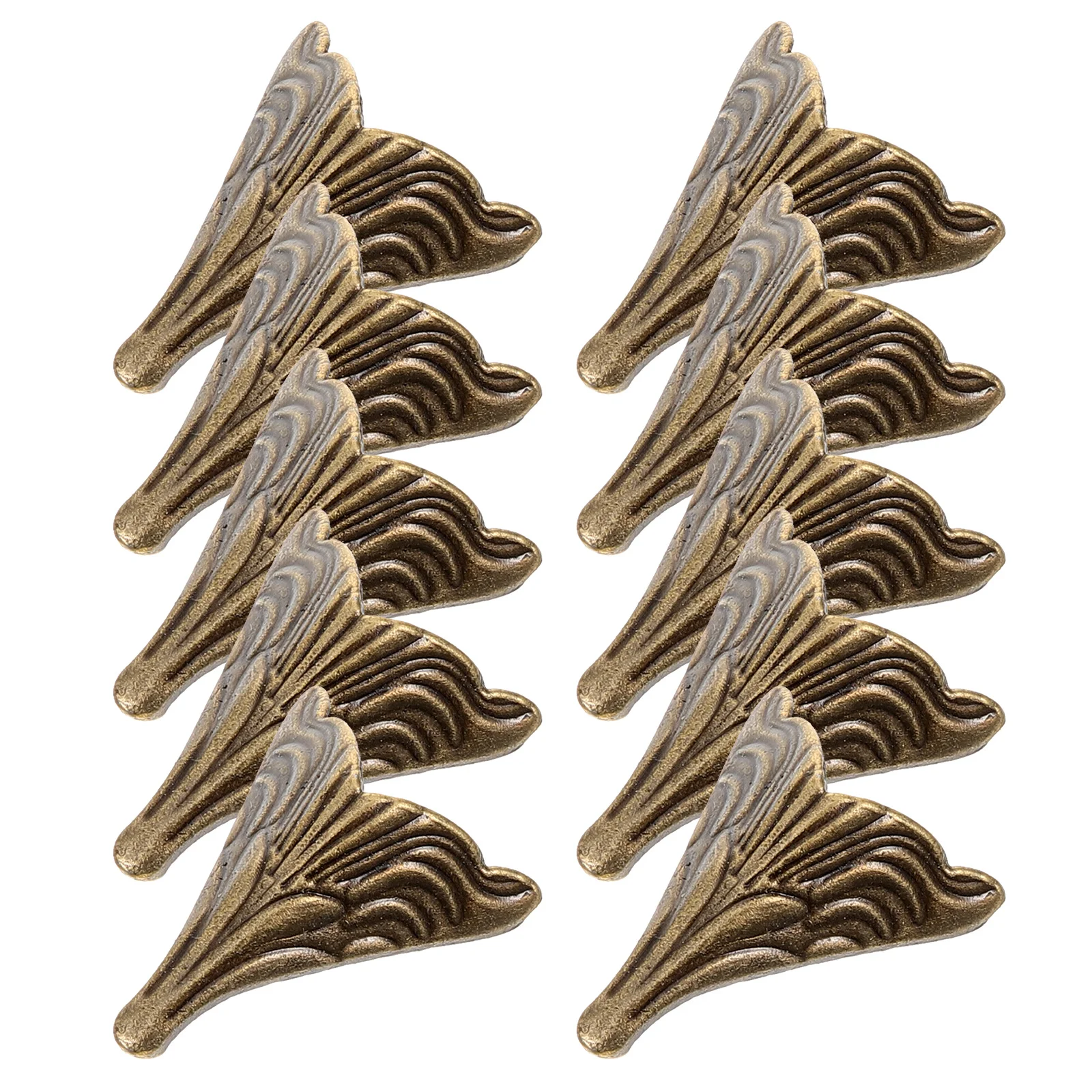 10Pcs Metal Furniture Feet Zinc Alloy Table Legs Sturdy Anti-Rust Design for Wooden Boxes Gift Boxes Decorative Items