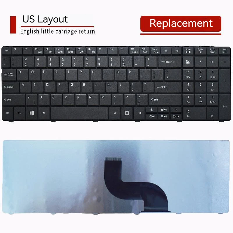 Laptop Keyboard For Acer Travelmate Timeline 8531 8571 8572TG 8572G 8572T 8571G 8572,Gateway ZQ2 ZR7 ZYB US