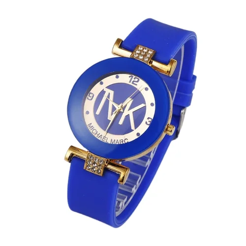 Reloj de pulsera para mujer, Relojes de cuarzo con diamantes a la moda para hombre, Relojes digitales de lujo de silicona para mujer, pulsera para mujer
