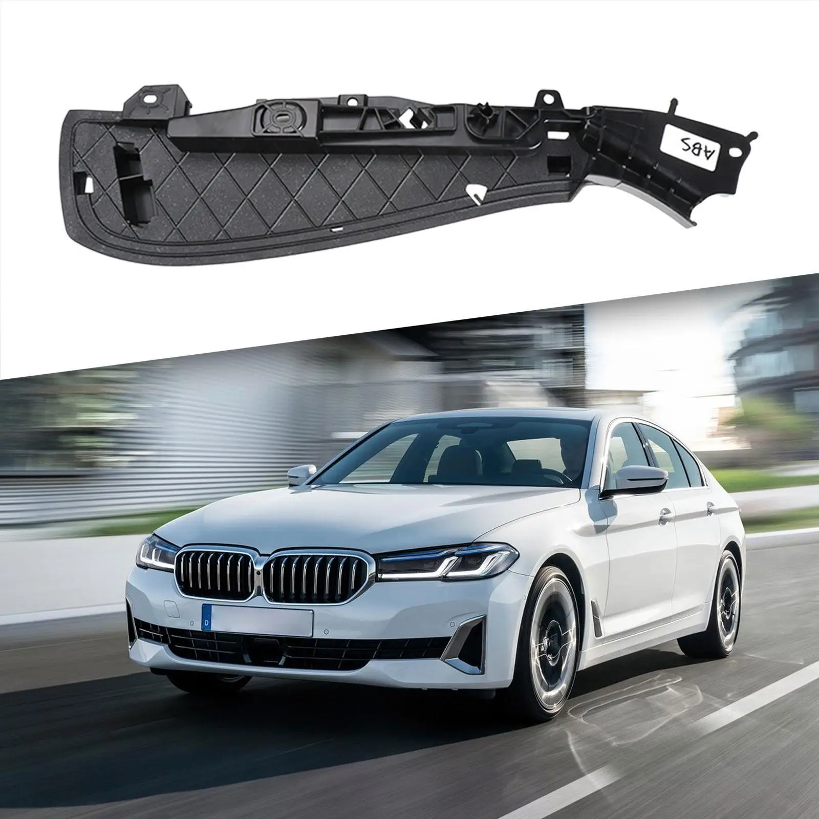 Seat Side Bracket 52107317458 Direct Replace Black Compatible for BMW 7 Series G12 2015 Onwards 7 Series F02 2013.7 Onwards