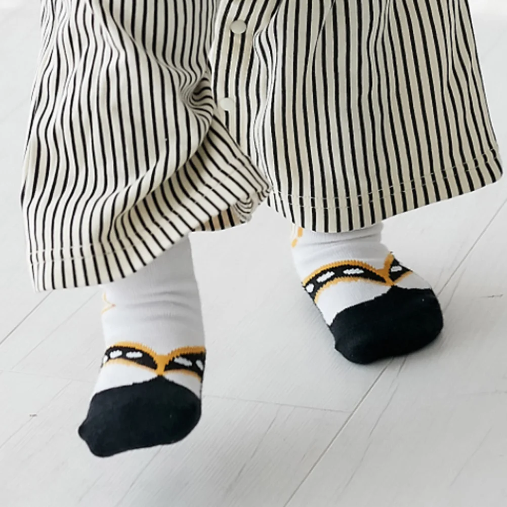 ถุงเท้าเด็ก ลายกิโมโน ผ้าฝ้าย ระบายอากาศได้ดี ยืดหยุ่น อุ่น สวมใส่สบาย เหมาะสำหรับเด็กวัยหัดเดิน ป้องกันการลื่น