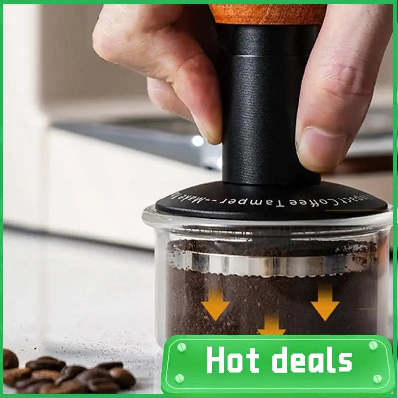 

53Mm Impact Powder Hammer Automatic Impact Constant Pressure Powder Hammer Coffee Presser Coffee Dispenser (Lattice) Durable