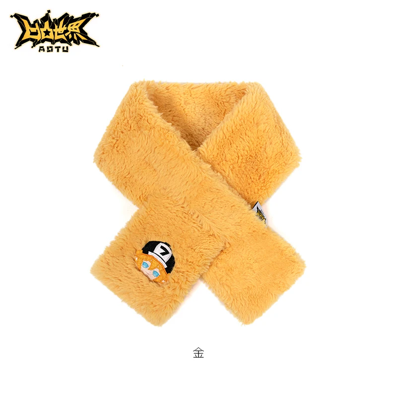 Anime Aotu World Plush Scarf King Grey KALIE Lemon Godrose Ray Camil Anmicius Cute Embroidered Scarves Cosplay Doujin Gifts