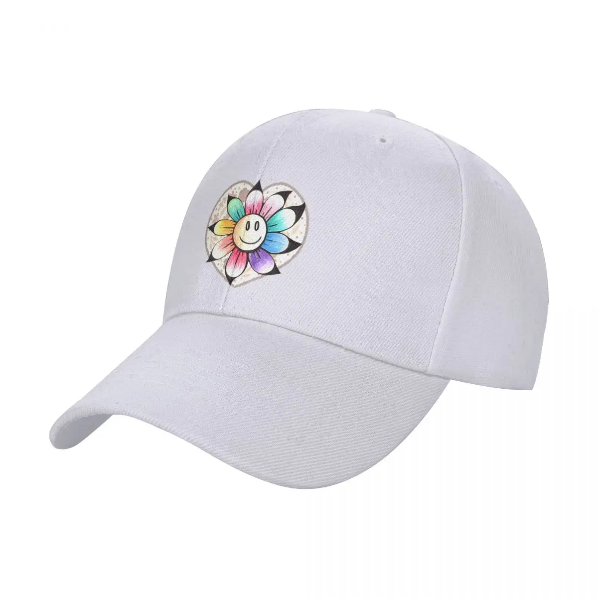 

SJ's Doodle Adventures: Smile With Me-Energy Flower Baseball Cap Sunhat New In The Hat fashionable For Man Women's