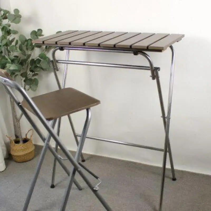 Outdoor folding bar, modern home, small bar table by the window, rotten outdoor leisure table