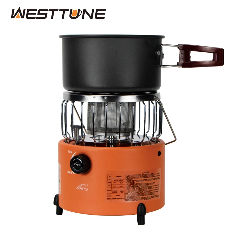 

WESTTUNE уличная нагревательная печь, многофункциональная горелка для кемпинга 2 в 1, портативная печь для пикника, приготовления пищи, туризма, принадлежности для плиты