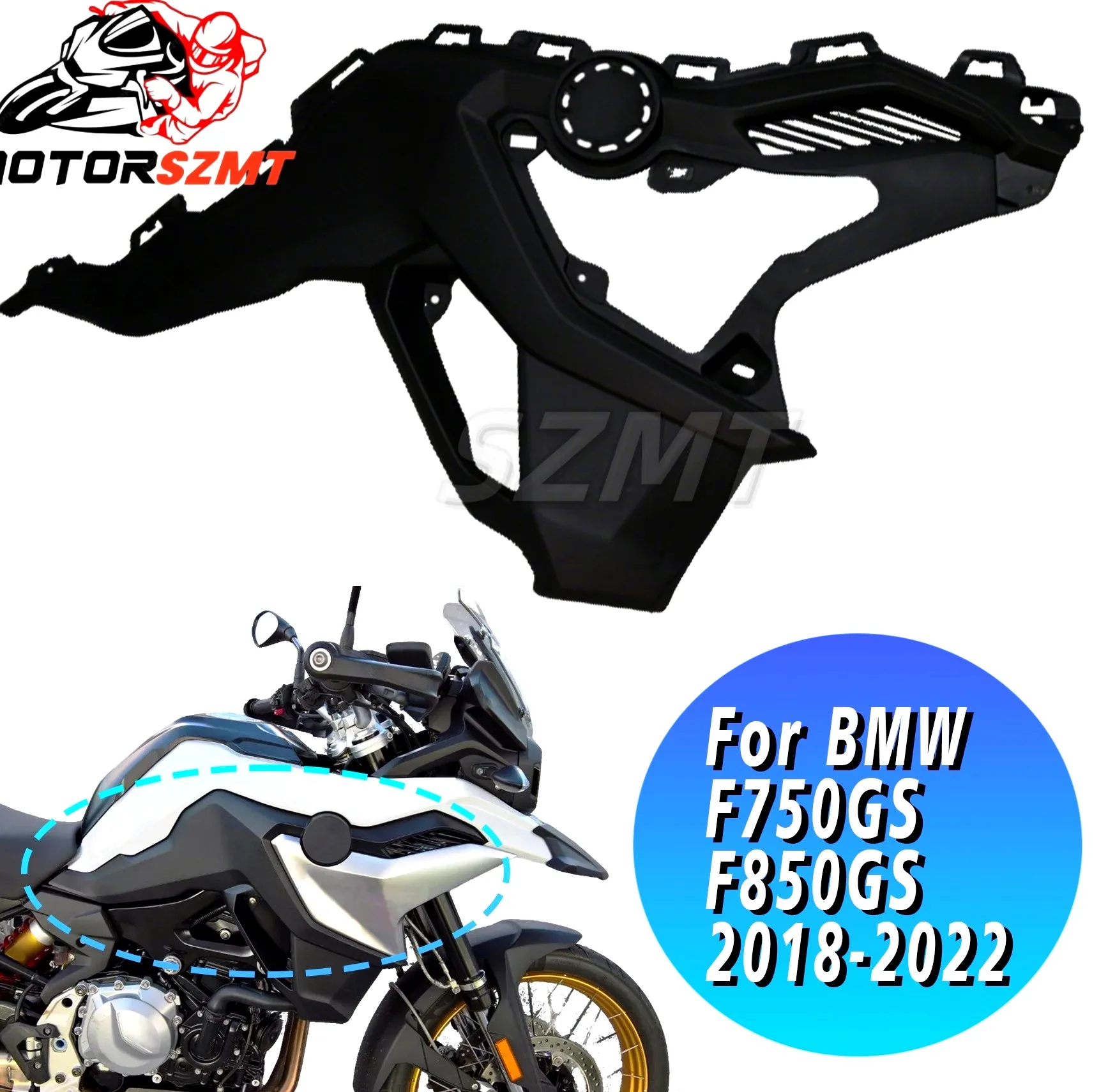 New ABS Fairing Kit - Motorcycle Fuel Tank Side Plate Guard Left Right Surround Aerodynamic Fairing Cowling For BMW F750GS F850G