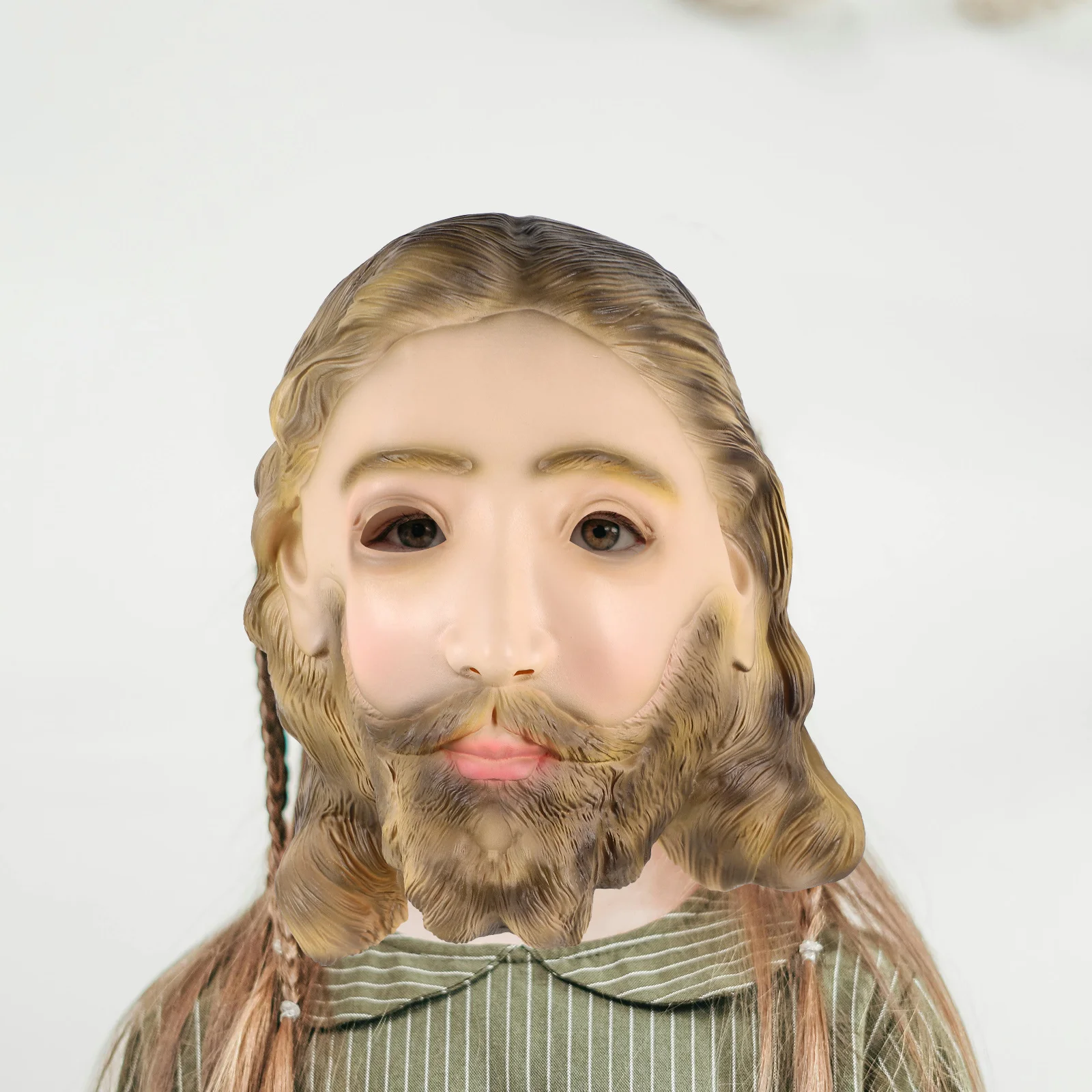 

Jesus Headgear Christmas mask Realistic Soft Comfortable Costume Party Masquerade Cosplay Festival Novelty Mask
