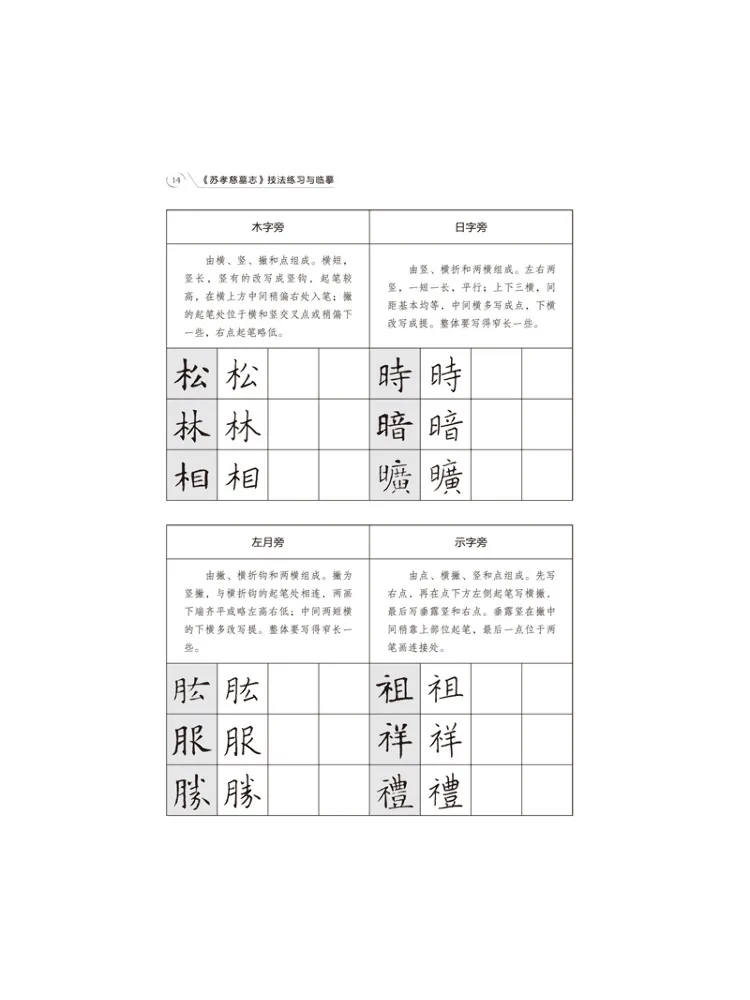 Book-Winshare Techniques Practice and Copying Of "su Xiaoci's Tombstone Inscription"