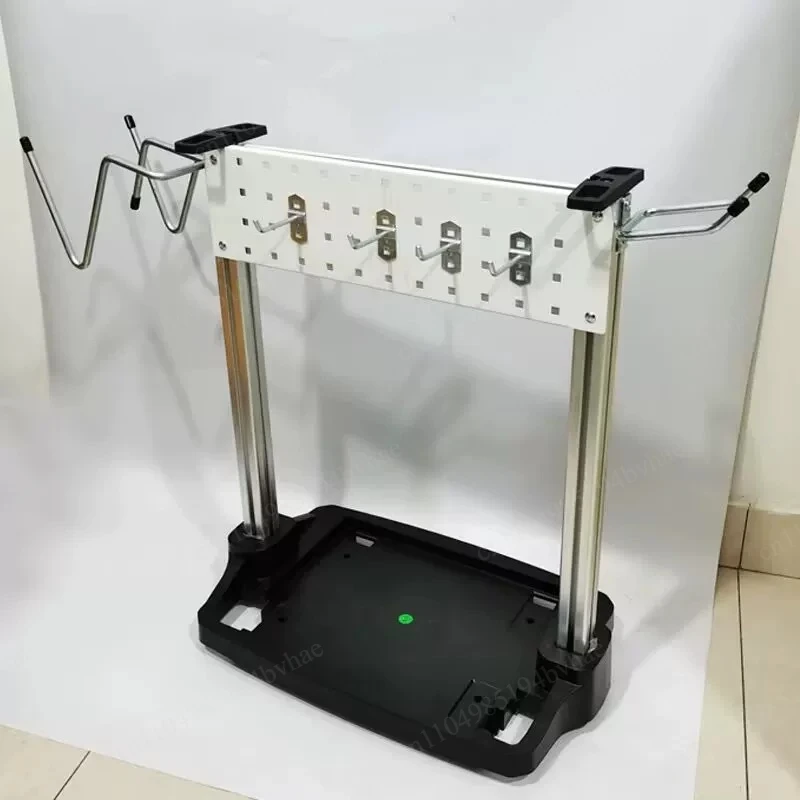 Vacuum cleaner working, dust collection bin, dry mill rack