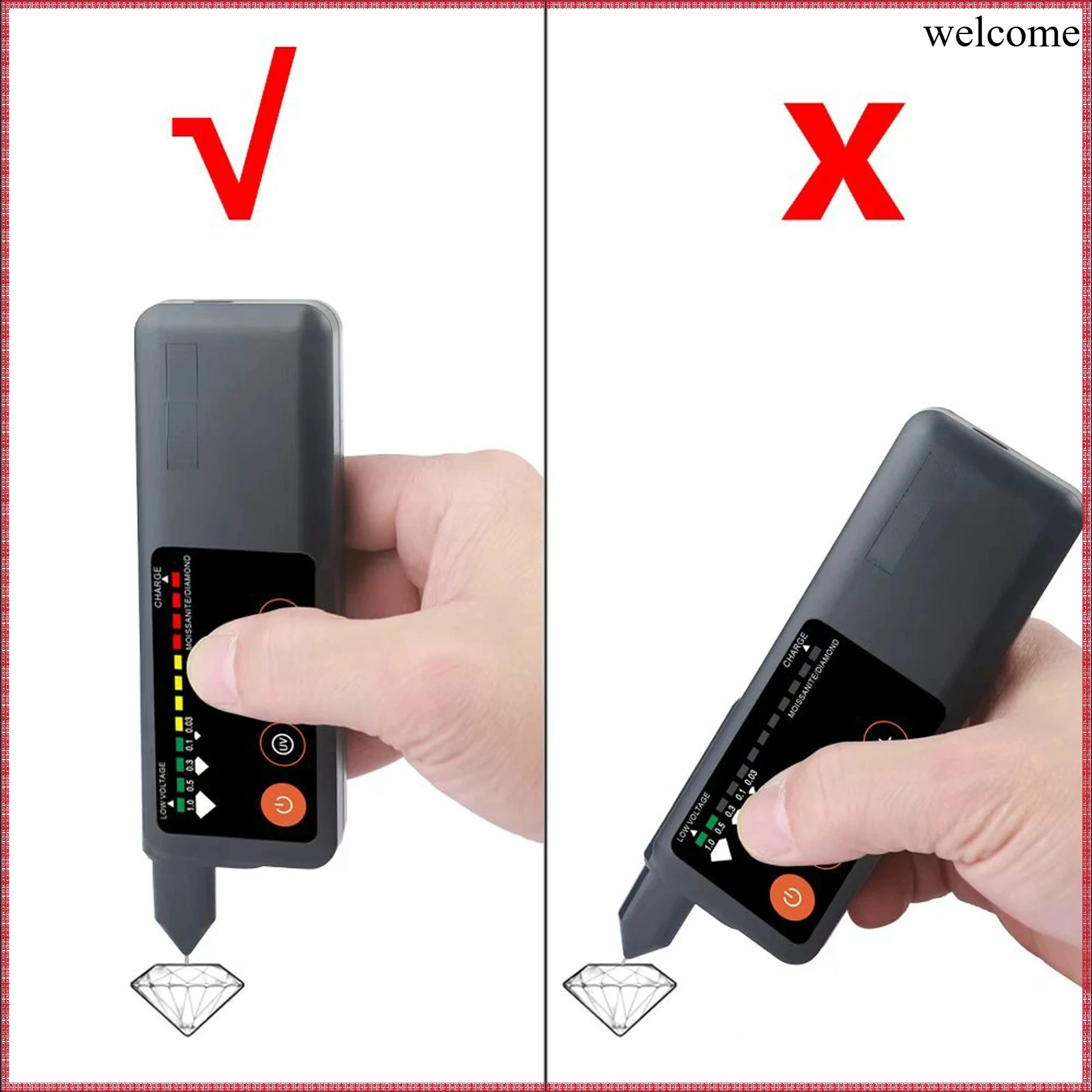 Rechargeable Diamond Tester Pe - Gemstone Identification Kit review and price