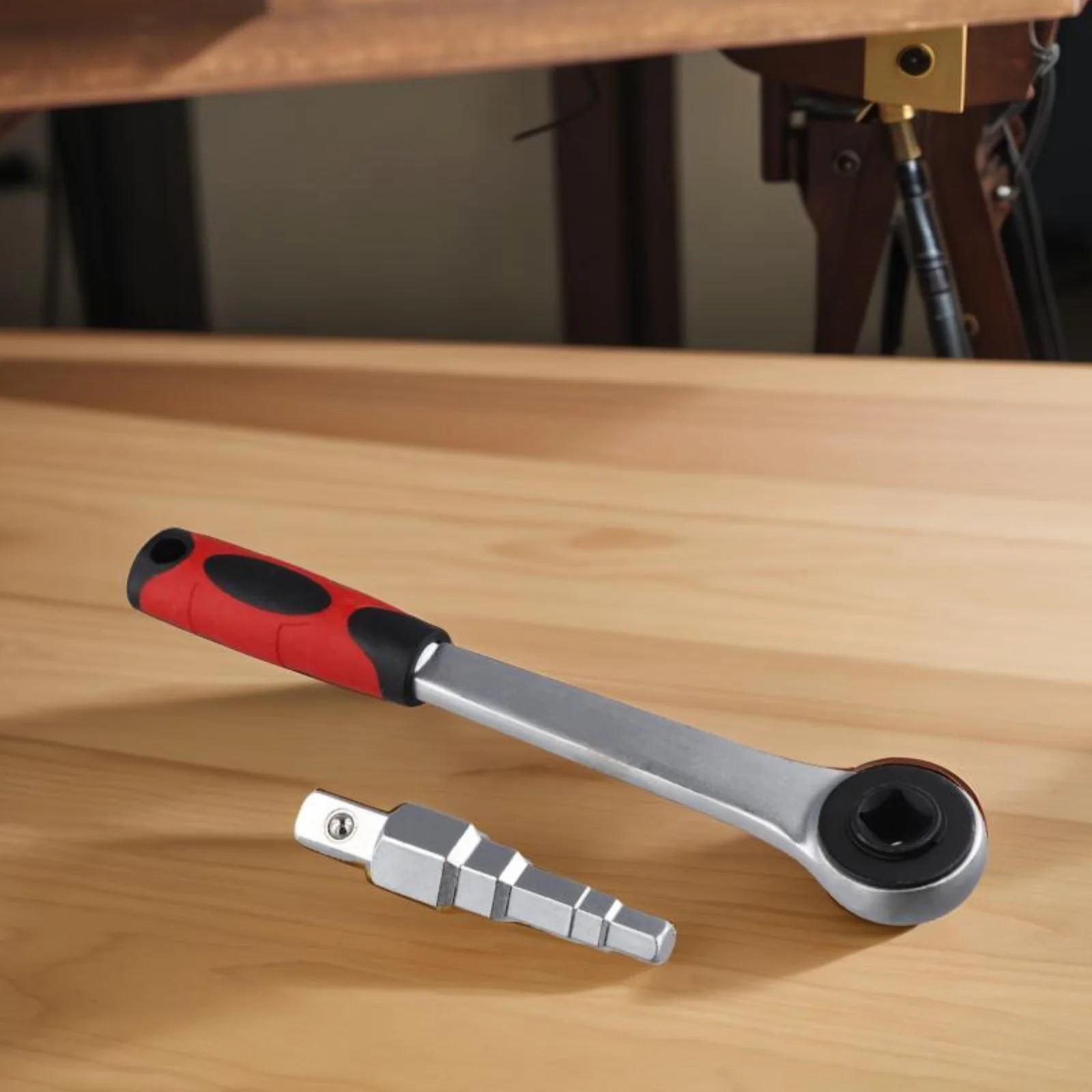 

For Home Repair For Plumbing Maintenance Radiator Ratchet Spanner Carbon Steel Material Fits 1/2" Ratchet Handle