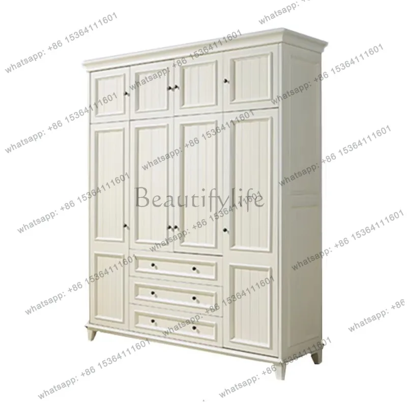 YJ European Luxury Large Wardrobes Customized Modern Wooden Storage Wardrobe Closet Organizer Clothes Guarda Roupa Casal Furnitu