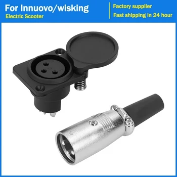 3 Pin Battery Charger Port Inline Connector Jack Socket, Electric Scooter E-Wheelchair…