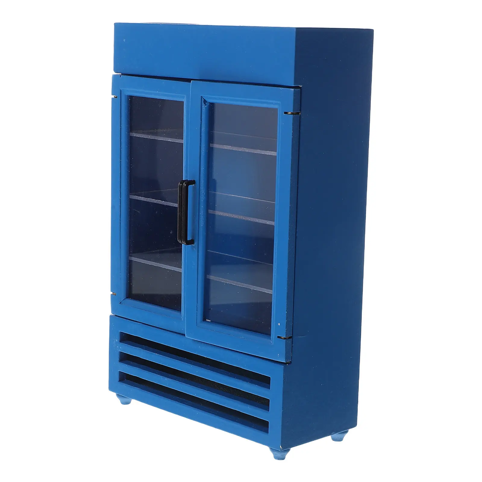 

Миниатюрный кухонный холодильник, реалистичный мини-холодильник для кукольного домика, аксессуары для ролевых игр, детский игровой набор, украшение