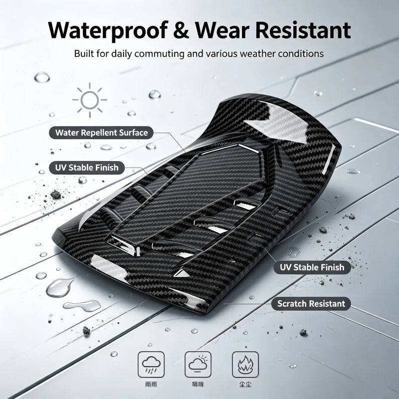 Water Transfer Printing Fuel Gas Oil Tank Cap Trim Cover For YAMAHA X-MAX XMAX 300 XMAX300 2017-2022 Motorcycle view 4