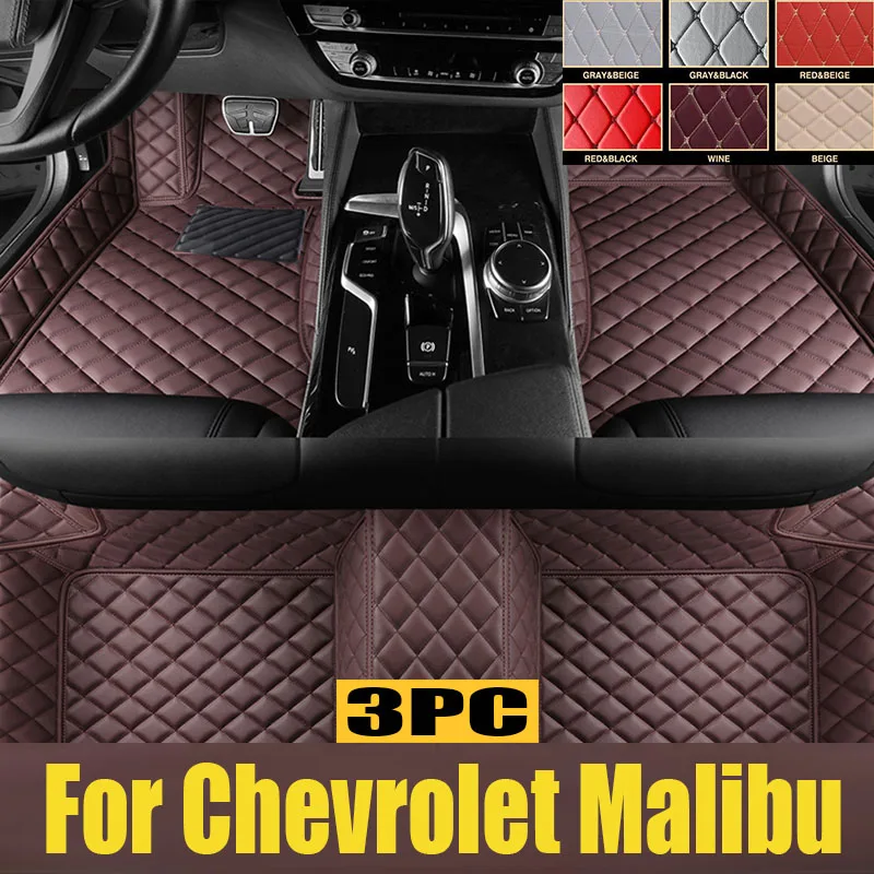 

TPE Custom Car Floor Mats For Chevrolet Malibu 2012 2013 2014 2015 2016 2017 2018 Waterproof Carpet Auto Interior trunk mat