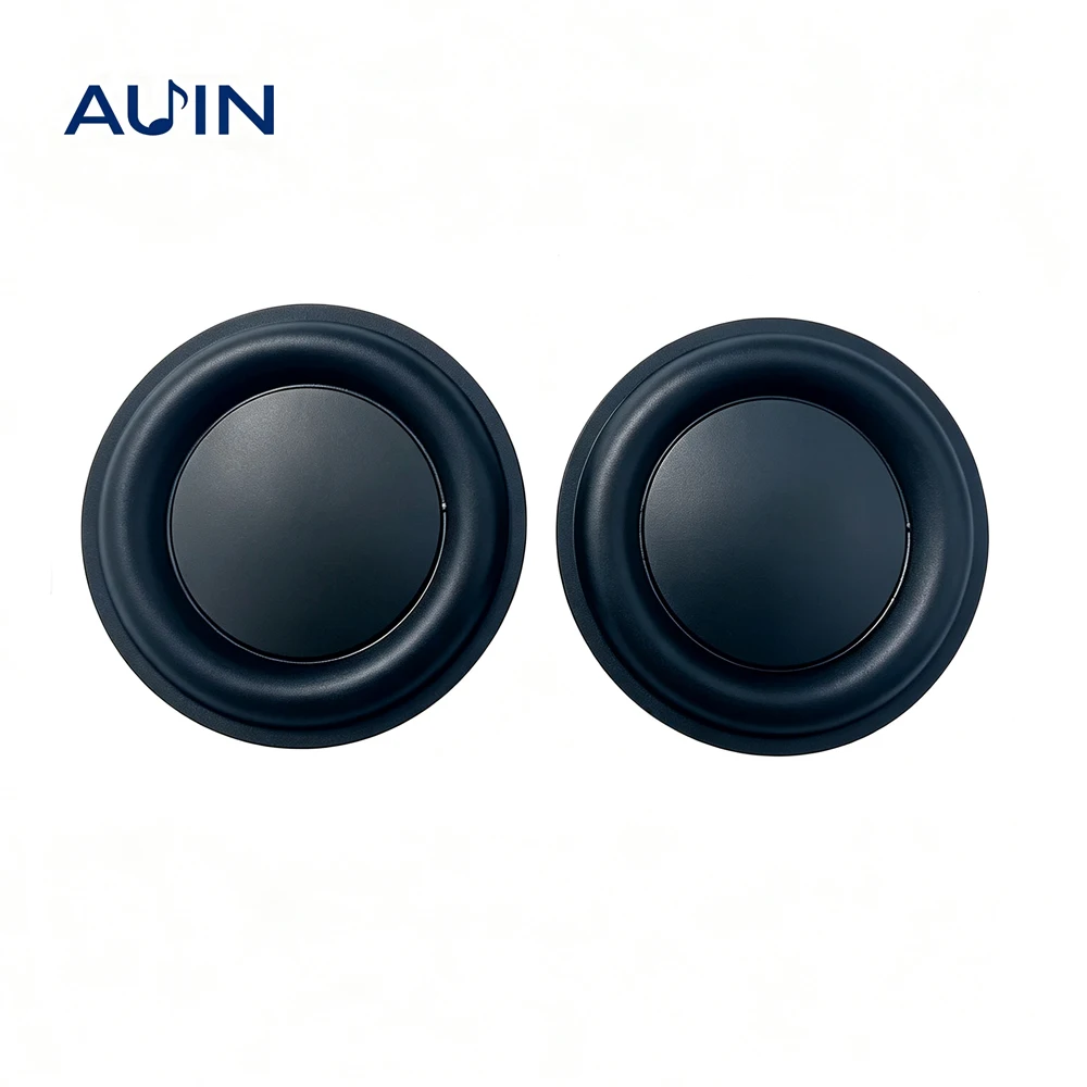 AUIN 1Pcs/2Pcs 4 Inch Bass Passive Radiator 99MM Round Speaker Diaphragm Subwoofer Accessories DIY Replace