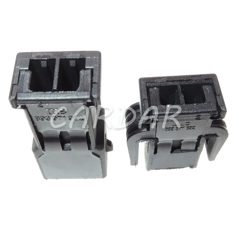 1 Set 2 Pin 893 971 632 / 893 971 992 ABS Sensor Plug AC Assembly Automotive Connector Door Light Lamp Socket For VW - Detail 1