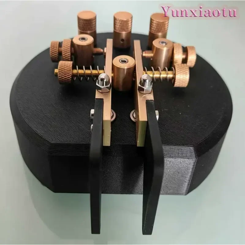 MK-10 Brass CW Electronic Key, Automatic Morse Code Keyer for Shortwave Amateur Radio