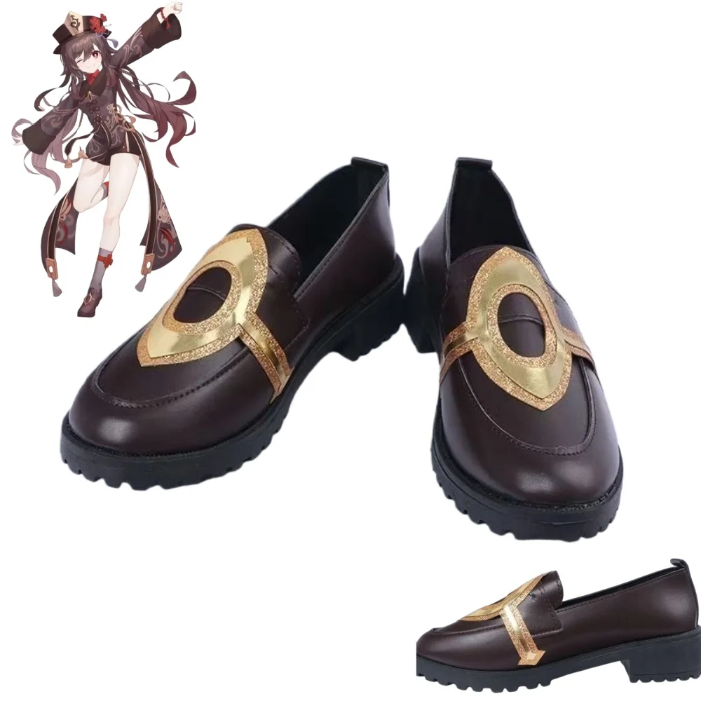 Genshin Impact Hu Tao Cosplay Buty Anime Kostium Akcesoria Rekwizyty Halloween Gra Hu Tao dla Kobiet i Mężczyzn