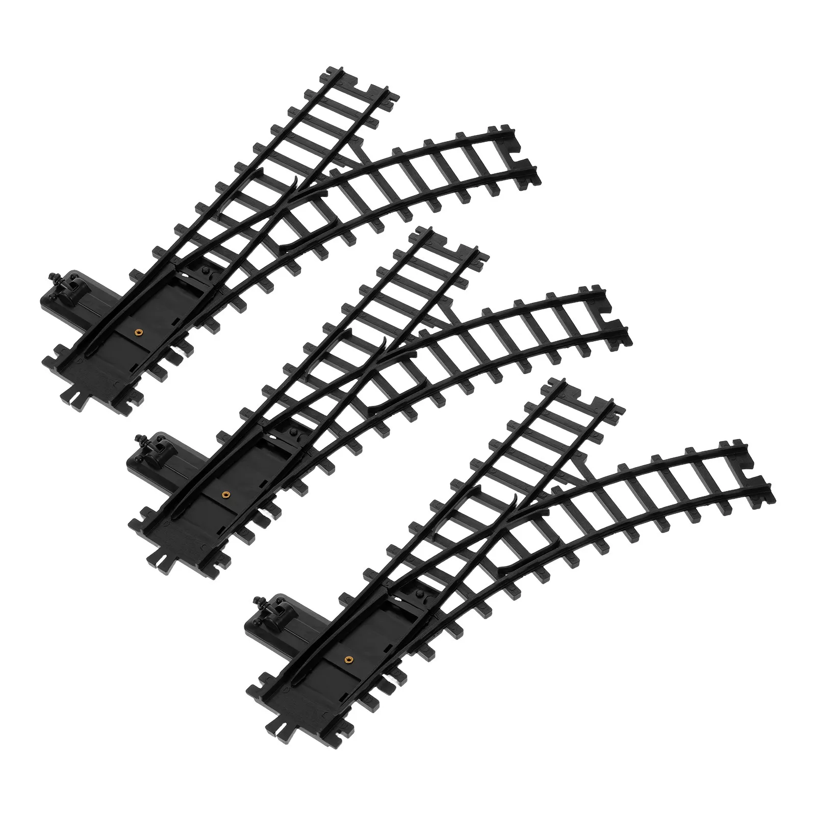 

3Pcs Train Track Connectors Plastic Railway Track Accessories Right Splitting Attachment Kit DIY Electric Train Tracks Extension