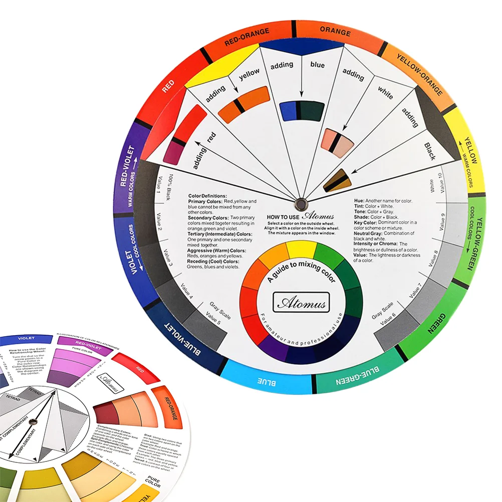 

Color Wheel Pigment Standard Color Professional Round Pigment Round Color Card Pigment Wheel Professional Color Wheel