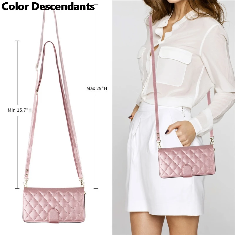 Lanyard Leather Zipper Wallet Card Phone Case for Samsung Galaxy S24 Ultra S23 Plus S22 S21 FE Crossbody Flip Cover