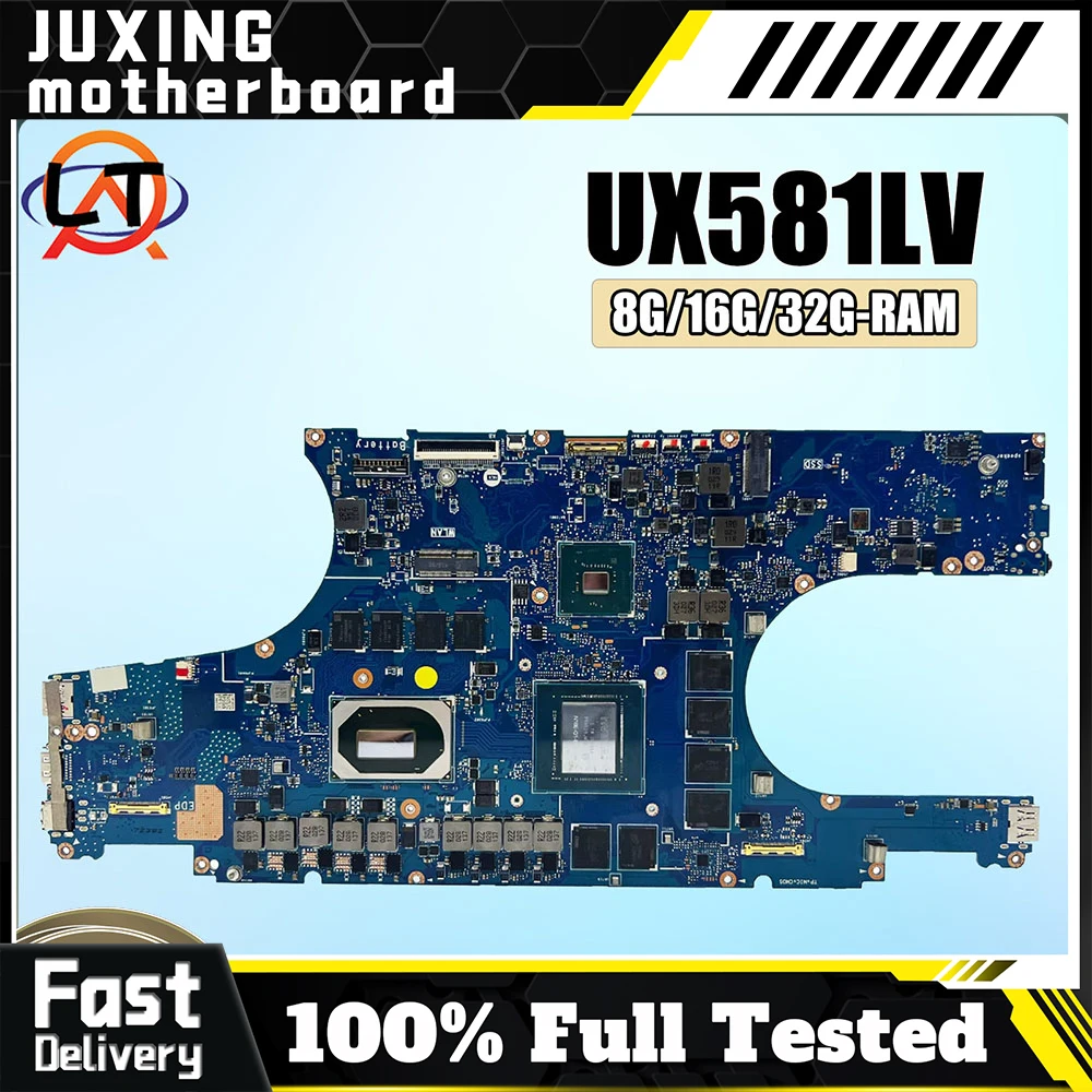 

UX581LV For ASUS ZenBook Pro UX581LV UX582LV UX580LV UM581L VM581LV Notebook Motherboard Laptop Mainboard