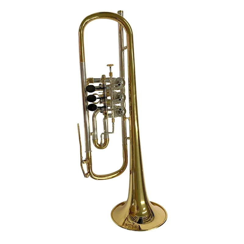 Higher Standard Nice Sound Rotary Valve Bb Professional Trumpet