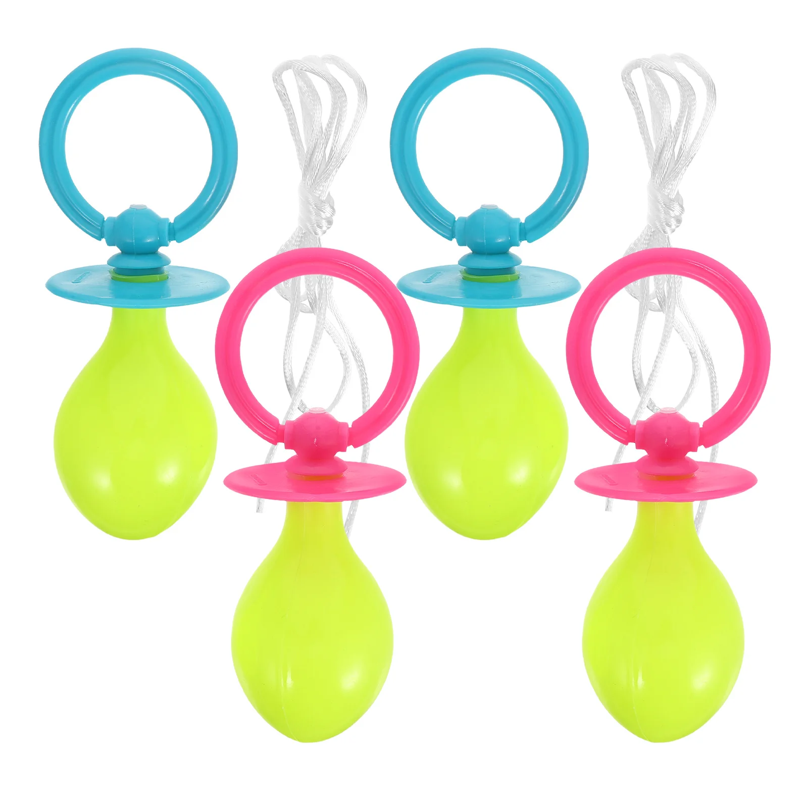 

4Pcs Jumbo Pacifier Halloween Cosplay Party Prop Adult Costume Accessory Unique Design Lightweight Material Reusable
