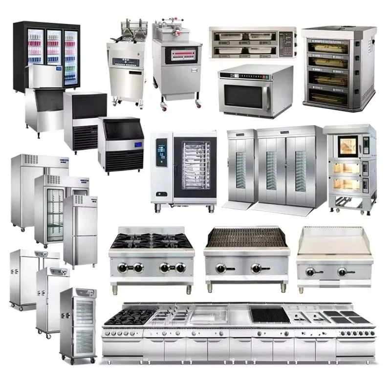 Commercial Stainless Steel Kitchen Solutions Full Set Cuisine Complete Restaurant Equipment Machine Supplies