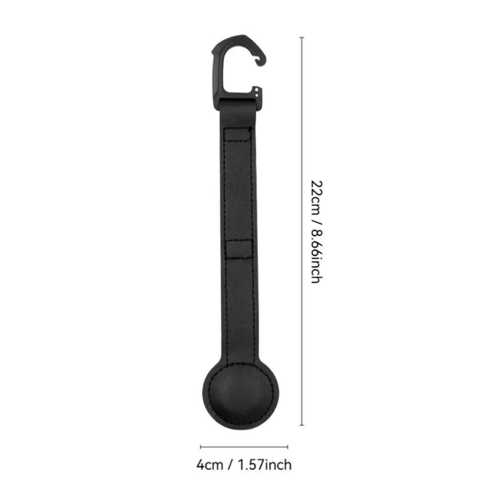 PU Leather Cowboy Hat Holder for Truck Space Saving Easy Installation Magnetic Cap Clip Portable Keep Hat Shape Cowboy Hat Rack view 3