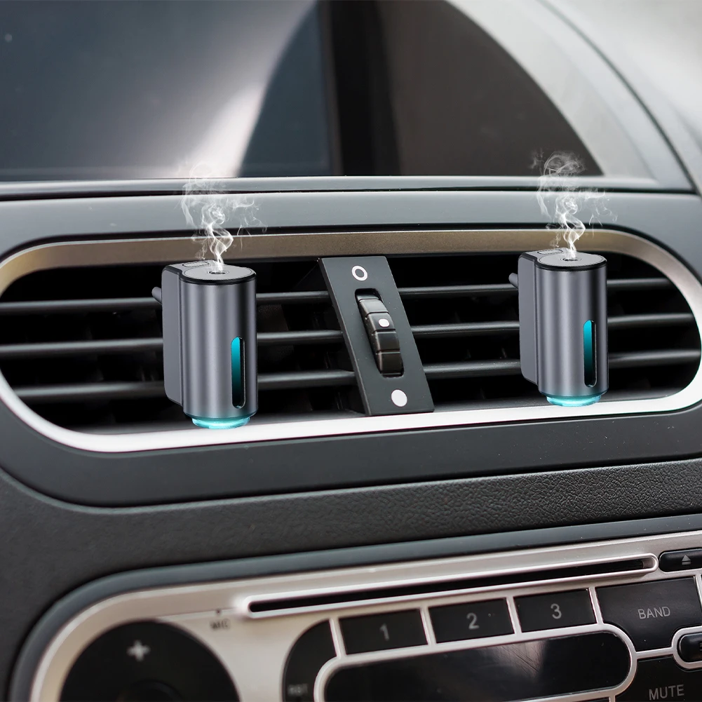 Car Air Freshener Diffuser Adjustable 3 Modes Electric Aroma Diffuser Car Air Vent Humidifier for Removing Odors Car Accessory