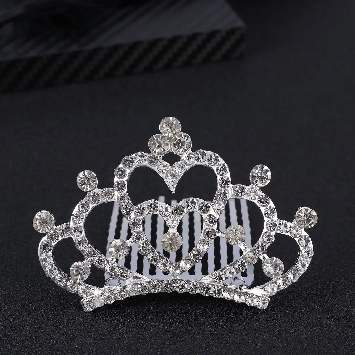 

Crystal Headdress Headband Crown for Girls Kids Hair Accessories Durable Elegant Performance Proms Parties