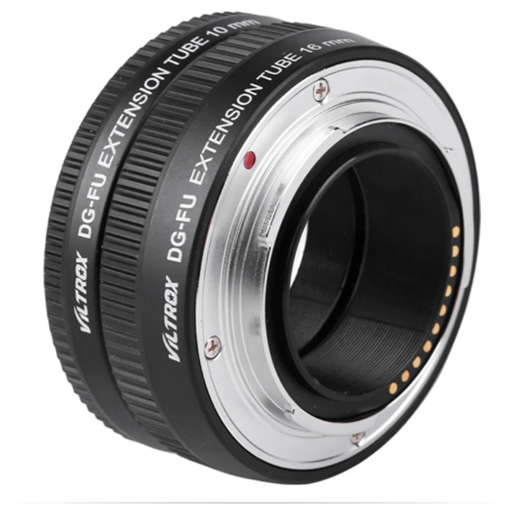 

VILTROX DG-FU Auto Focus AF Metal Macro Extension Tube Ring Lens Adapter Mount for Fuji JX X-Pro2 X-T2/T1 X-T20/T10 X-E2S A10
