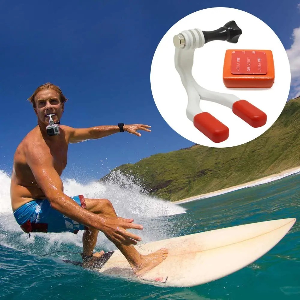 

Connector Surfing Braces Mouth Mount for GoPro Hero 13 12 11 10 9 8 7 6 5 4 3+ 3 2 1