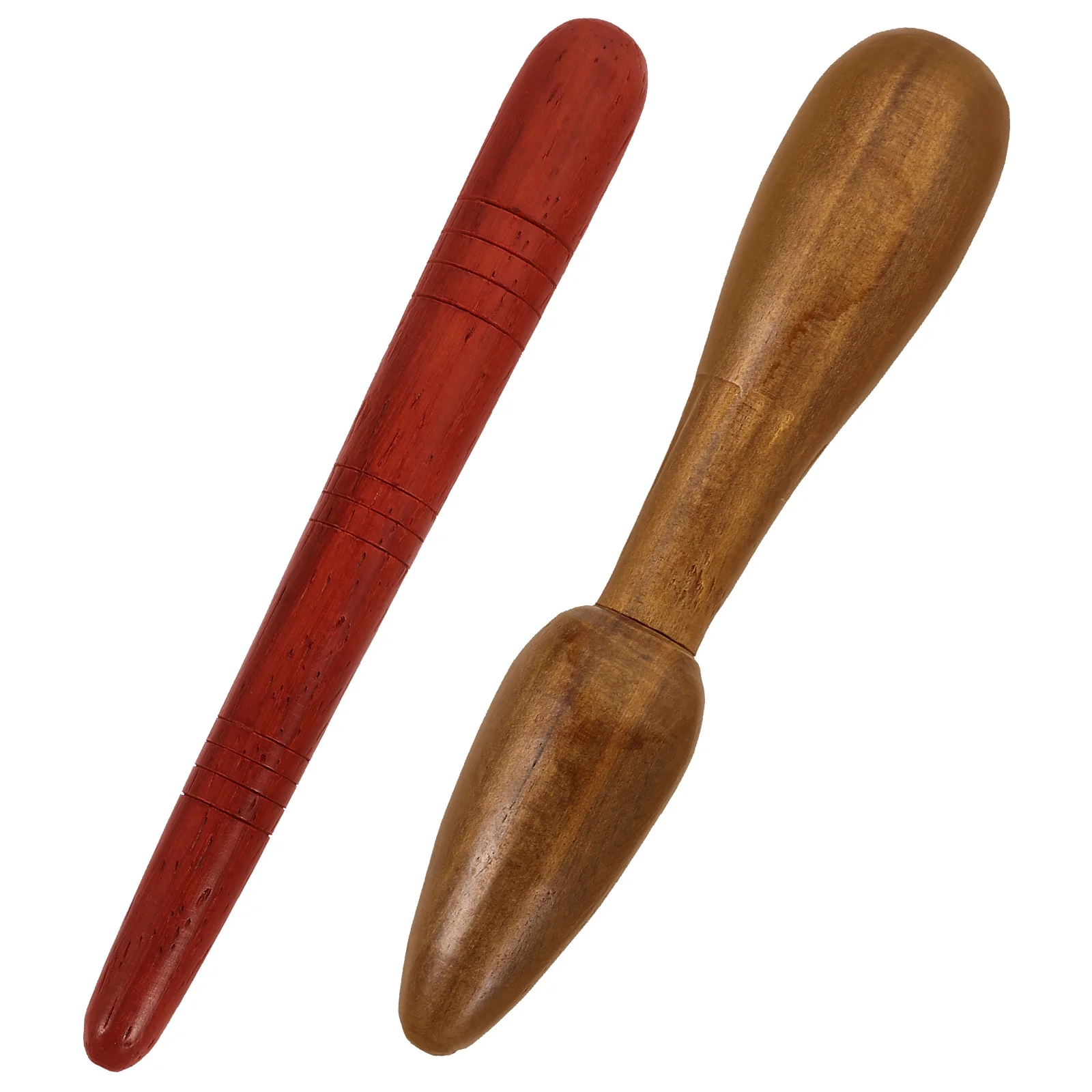 

2pcs Foot Massage Sticks Wooden Roller Massager For Body Hand Reflexology Tools Portable Muscle Relief Wood Massage Tools Foot