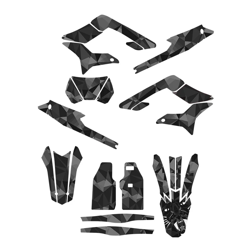 Dirt Bike Graphics Decals Stickers Kits Custom Fit for Sur-Ron Storm Bee 2023 2024 Thickened Motocross Protector Stickers