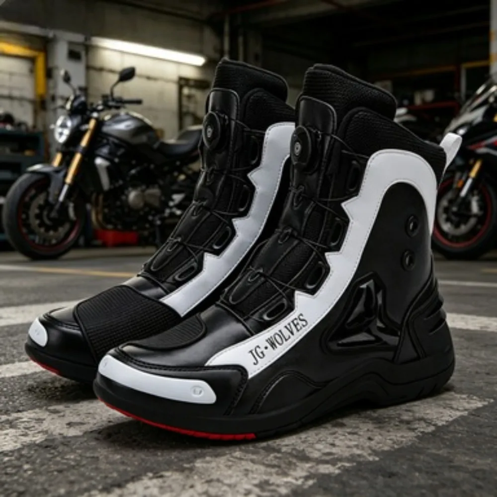 Botas de Motociclismo Masculinas 2026 Riding Tribe para Motocross, Moto, Motociclismo, Corrida e Ciclismo de Velocidade