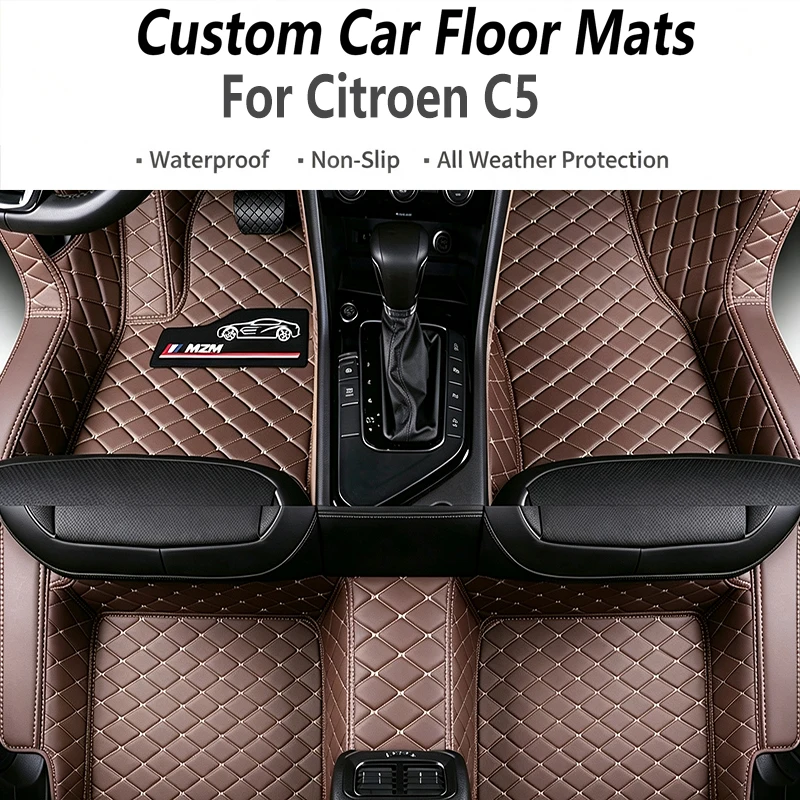 Custom Full Set Car Floor Carpets For Citroen C5  Car Interior Accessories