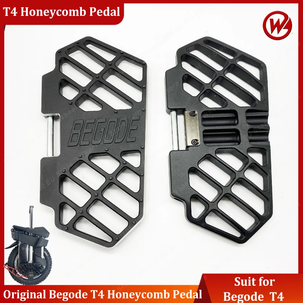 Original Begode T4 Electric Unicycle Honeycomb Pedal T4 Pedal Assembly for Begode T4 Electric Wheel Official Begode Accessories